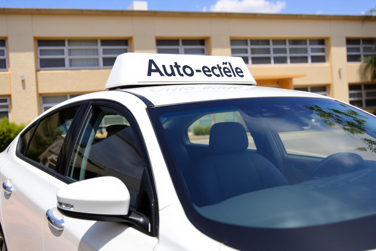 Véhicule auto-école