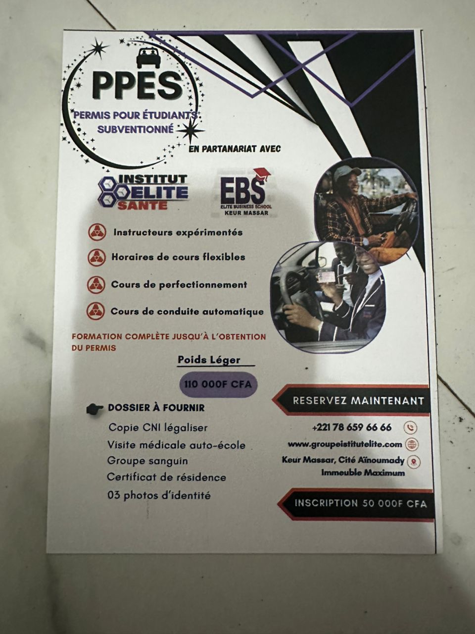 Flyer officiel PPES